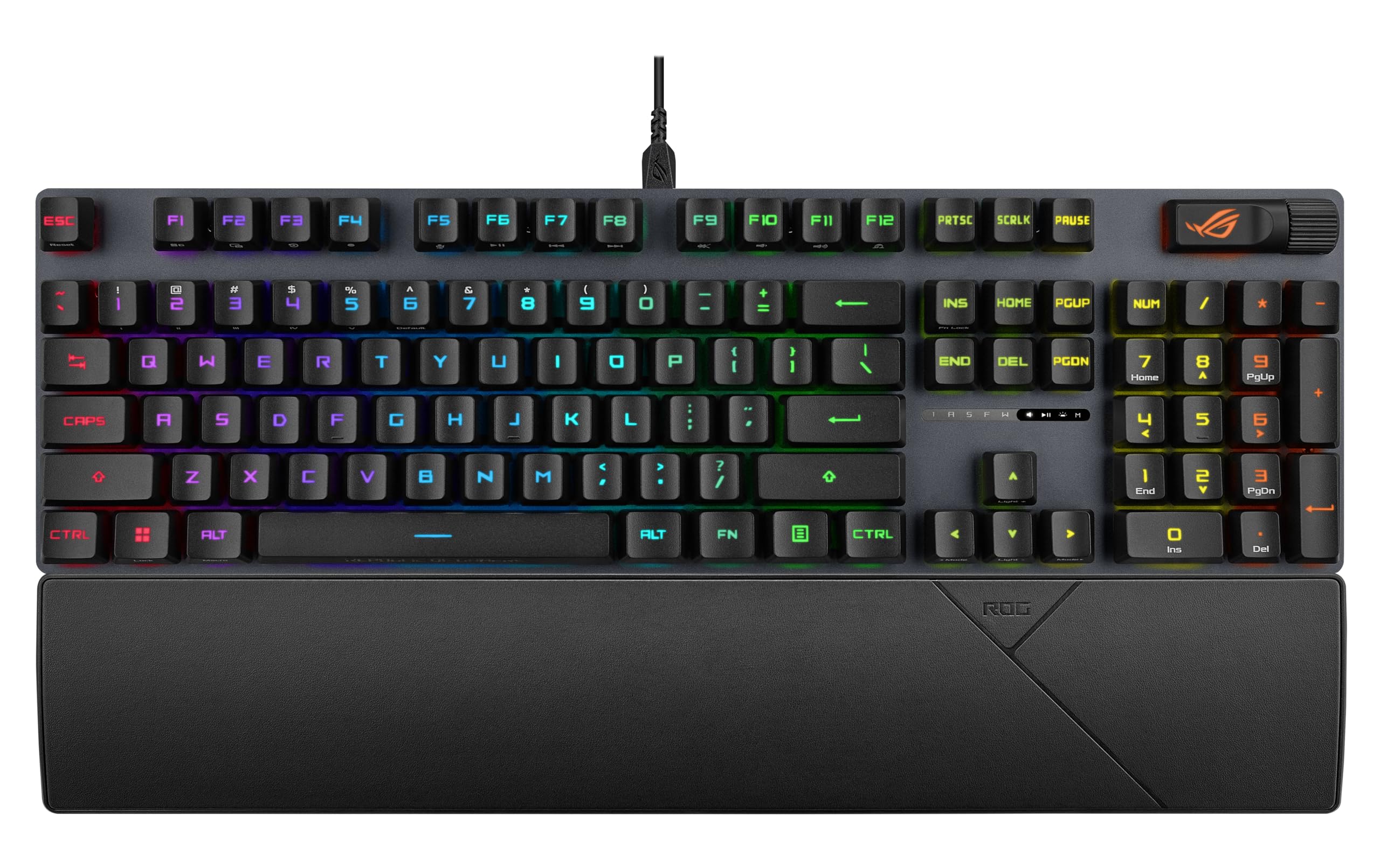 Teclado Para Juegos Asus Rog Strix Scope Ii Con Reposamuñecas - Venta Internacional.