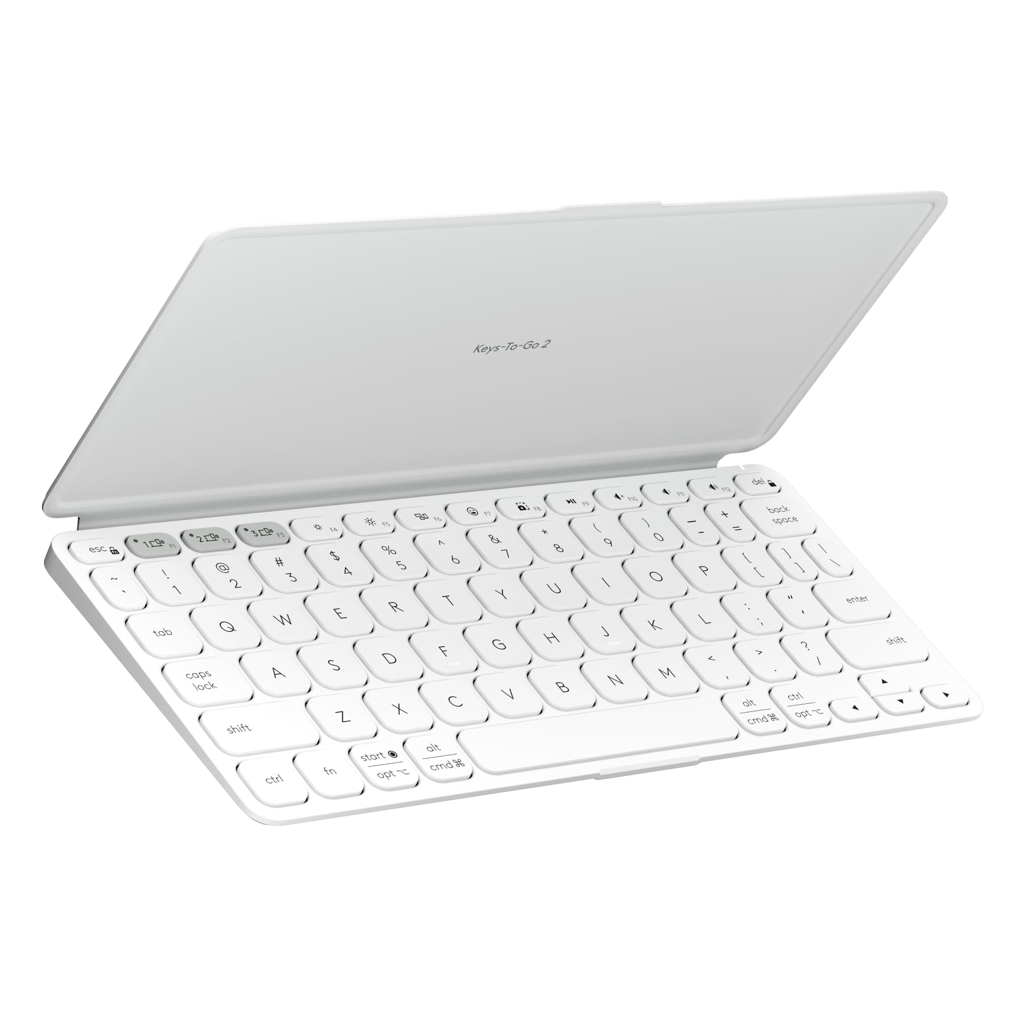 Teclado Inalámbrico Portátil Logitech Keys-to-go 2 Gris Pálido - Venta Internacional.