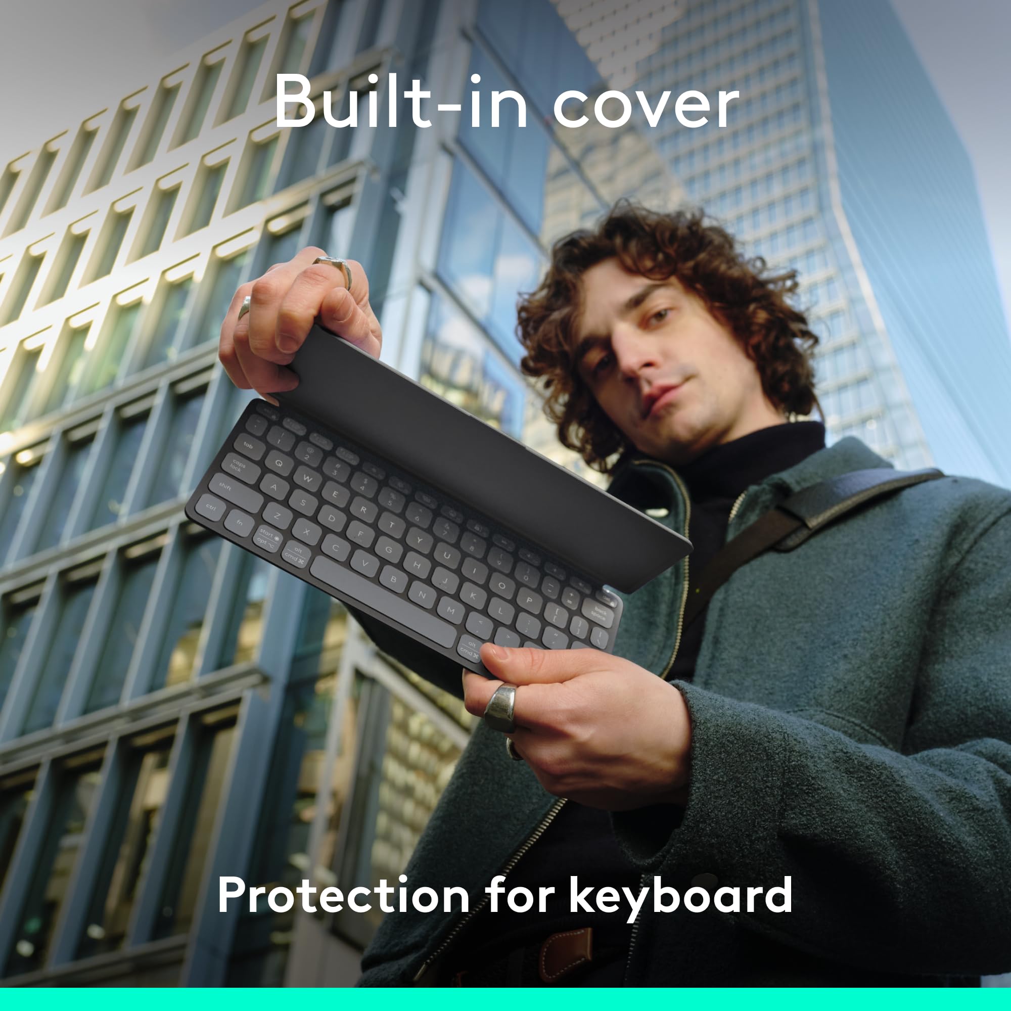 Foto 4 pulgar | Teclado Portátil Bluetooth Para Tableta Logitech Keys-to-go 2 - Venta Internacional.