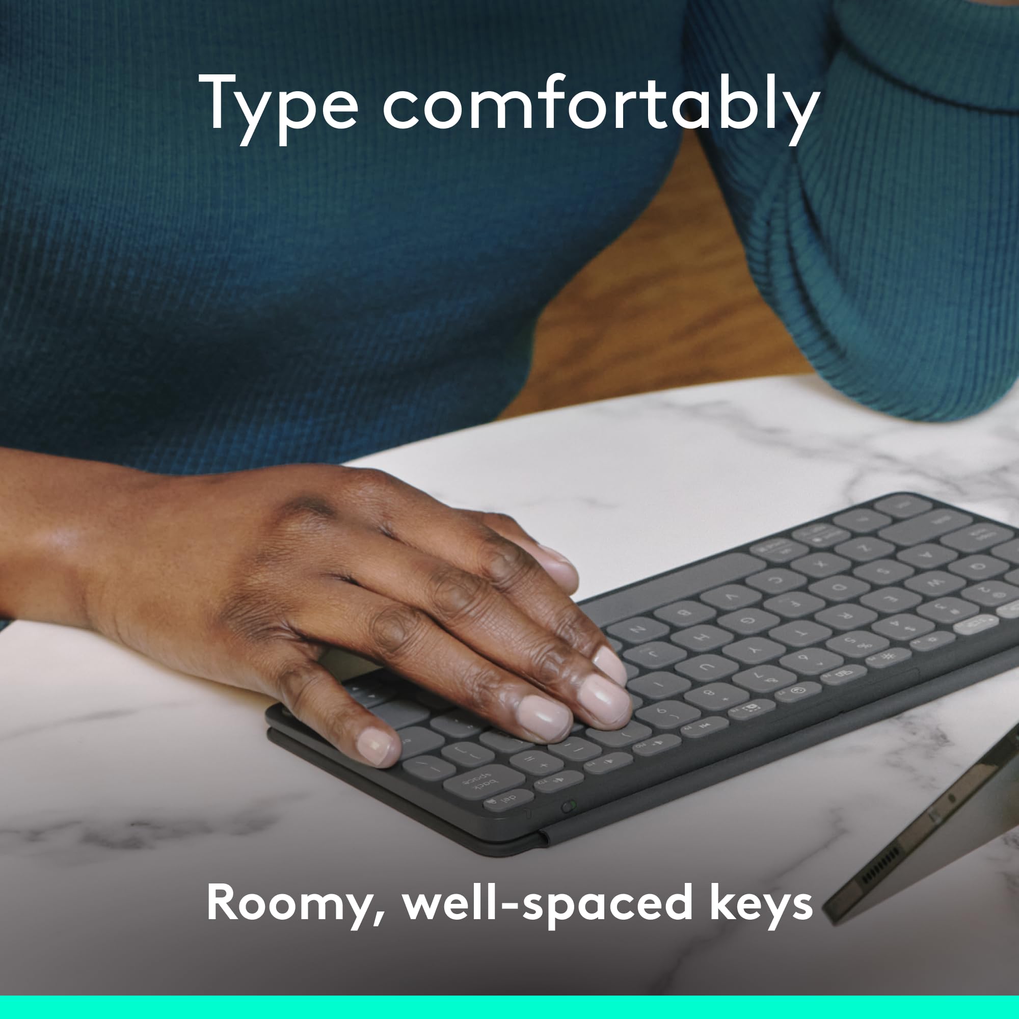 Foto 5 pulgar | Teclado Portátil Bluetooth Para Tableta Logitech Keys-to-go 2 - Venta Internacional.