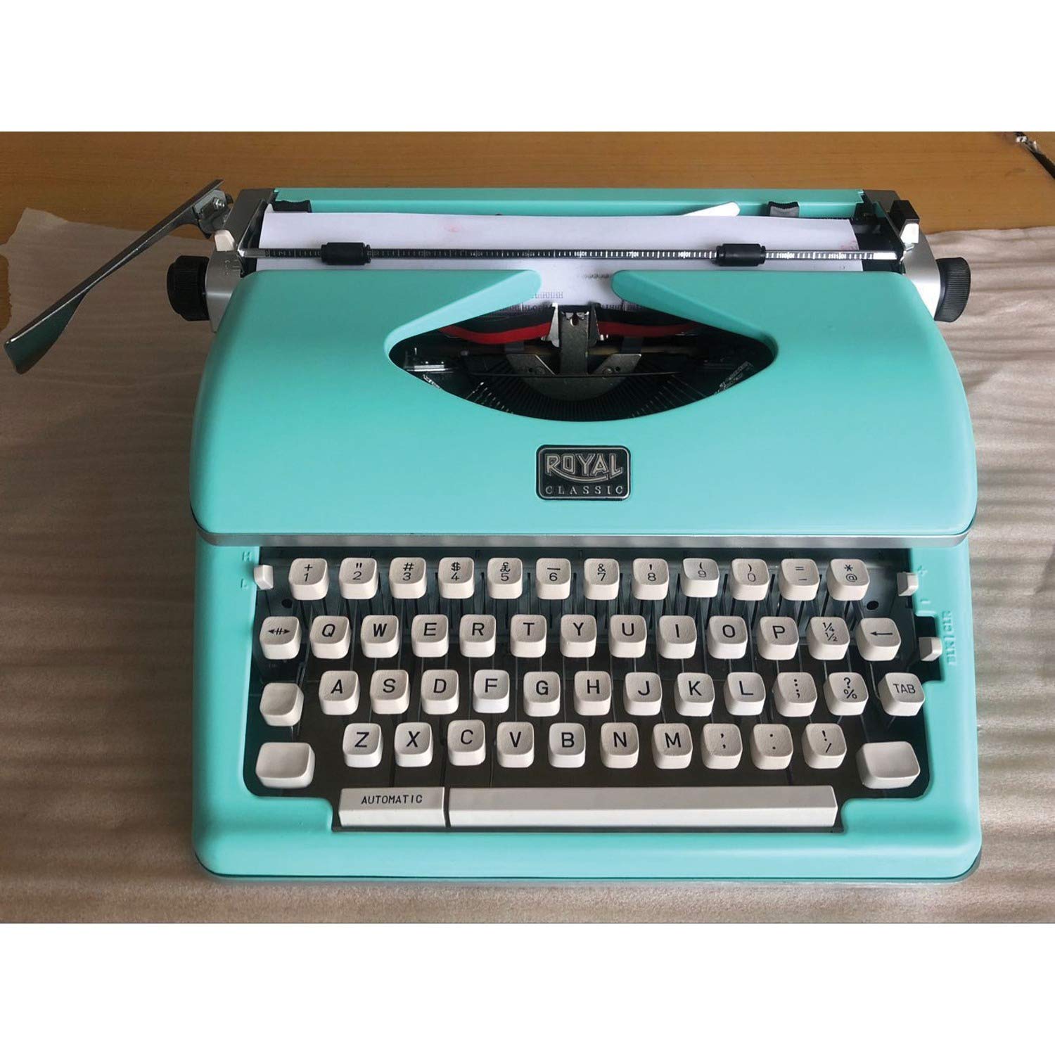 Foto 2 | Máquina De Escribir Manual Royal Classic 79101t Verde Menta - Venta Internacional.