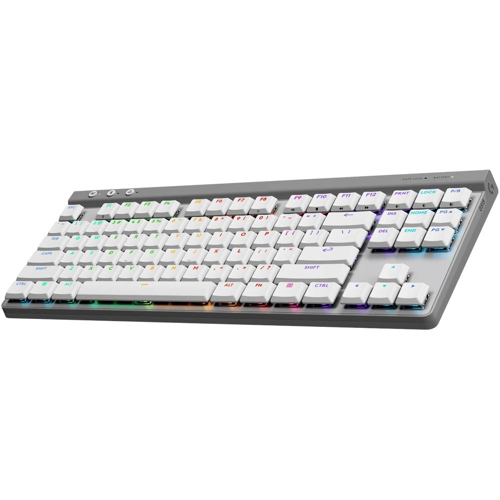 Foto 3 pulgar | Teclado Gamer Logitech G515 Lightspeed Tkl Mecanico Gl Tactil Rgb Bluetooth Recargable Idioma Ingles Blanco