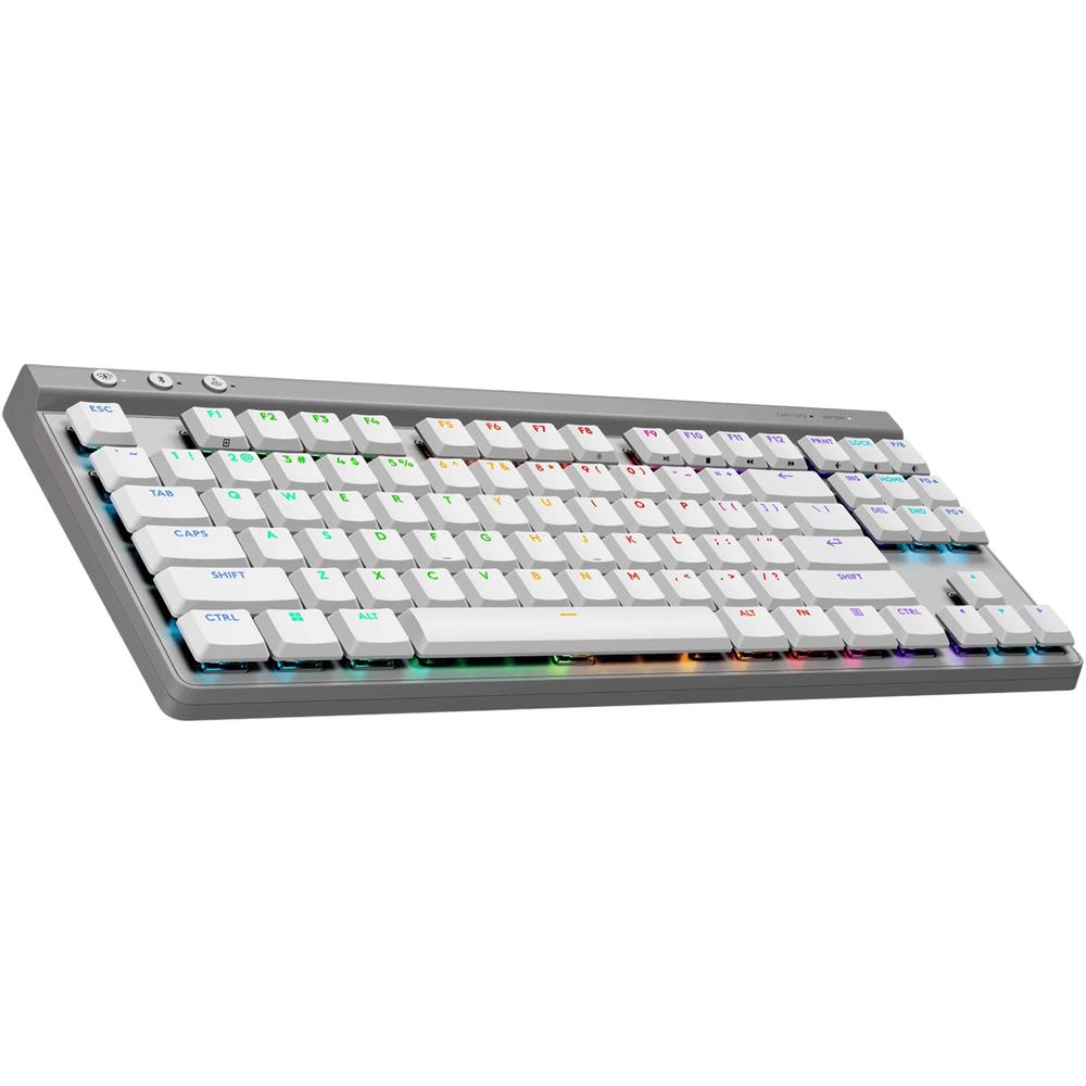 Foto 4 pulgar | Teclado Gamer Logitech G515 Lightspeed Tkl Mecanico Gl Tactil Rgb Bluetooth Recargable Idioma Ingles Blanco