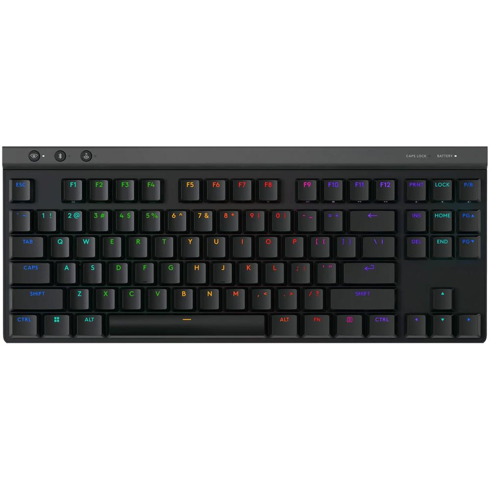 Foto 2 pulgar | Teclado Gamer Logitech G515 Lightspeed Tkl Mecanico Gl Tactil Rgb Bluetooth Recargable Idioma Ingles Negro