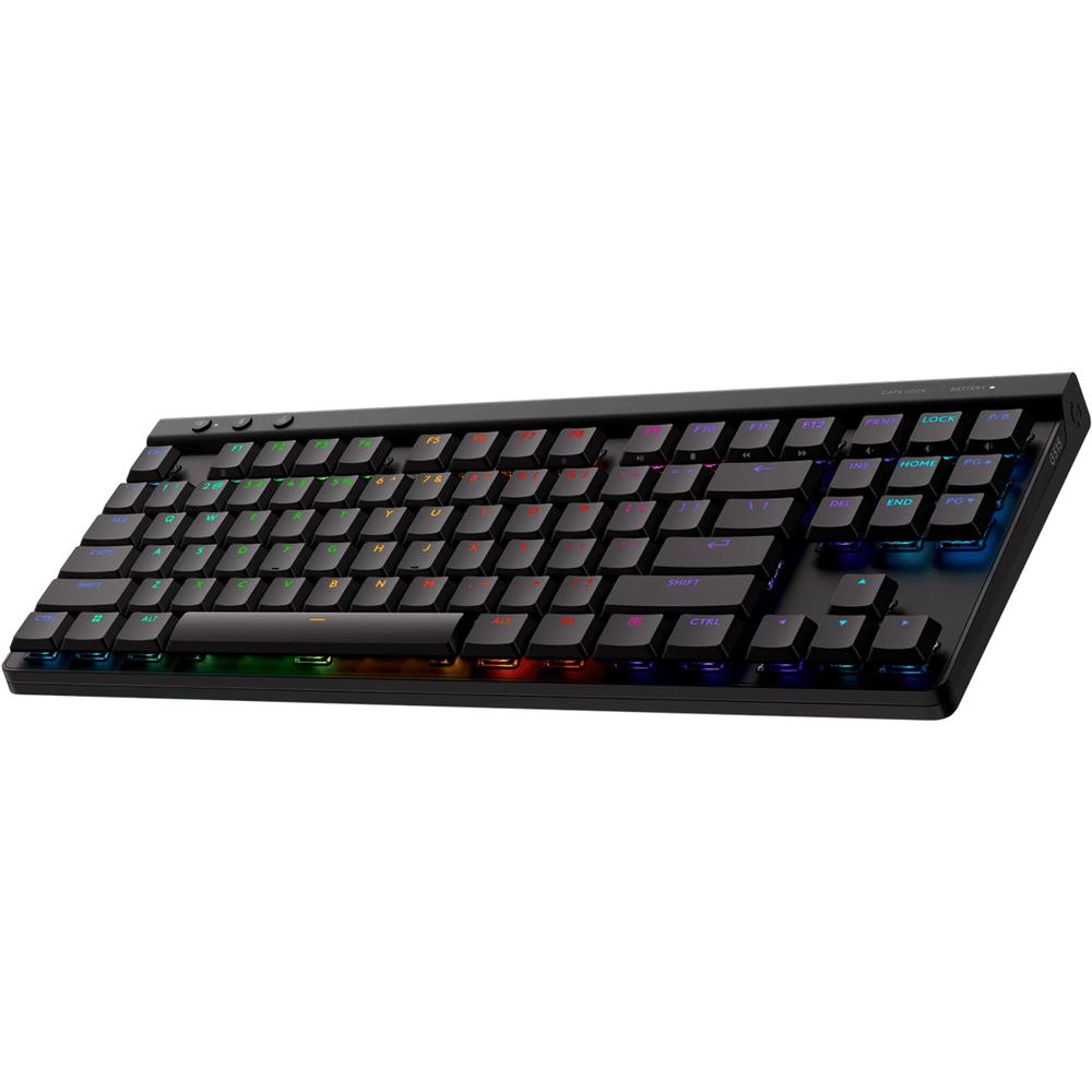 Foto 3 pulgar | Teclado Gamer Logitech G515 Lightspeed Tkl Mecanico Gl Tactil Rgb Bluetooth Recargable Idioma Ingles Negro