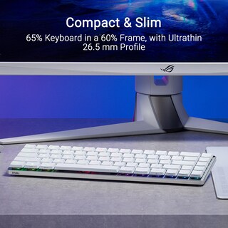 Foto 2 | Teclado Para Juegos Asus Rog Falchion Rx De Perfil Bajo, 65% Inalámbrico - Venta Internacional.