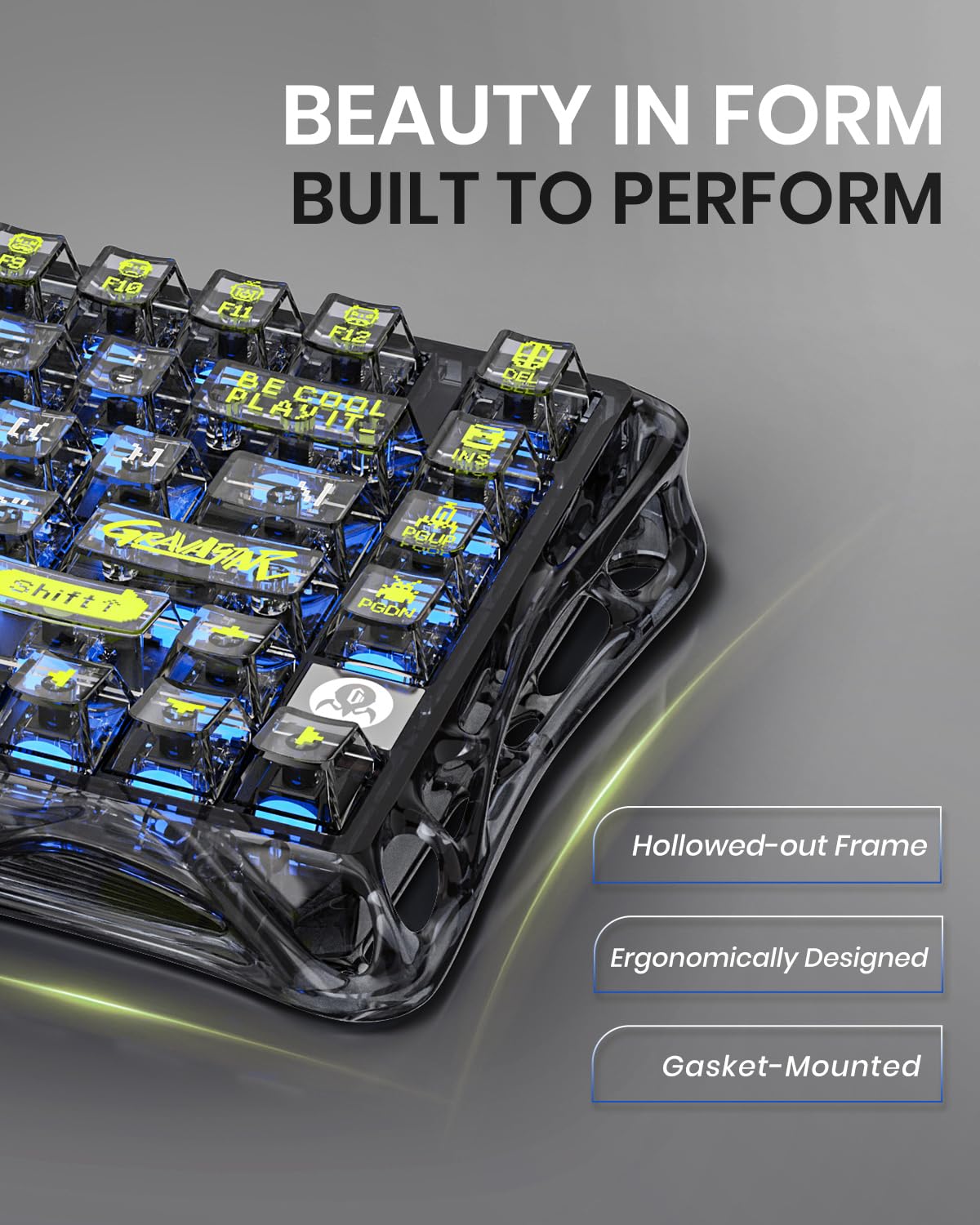 Foto 4 pulgar | Teclado Mecánico Para Juegos Gravastar Mercury K1 Lite - Venta Internacional.