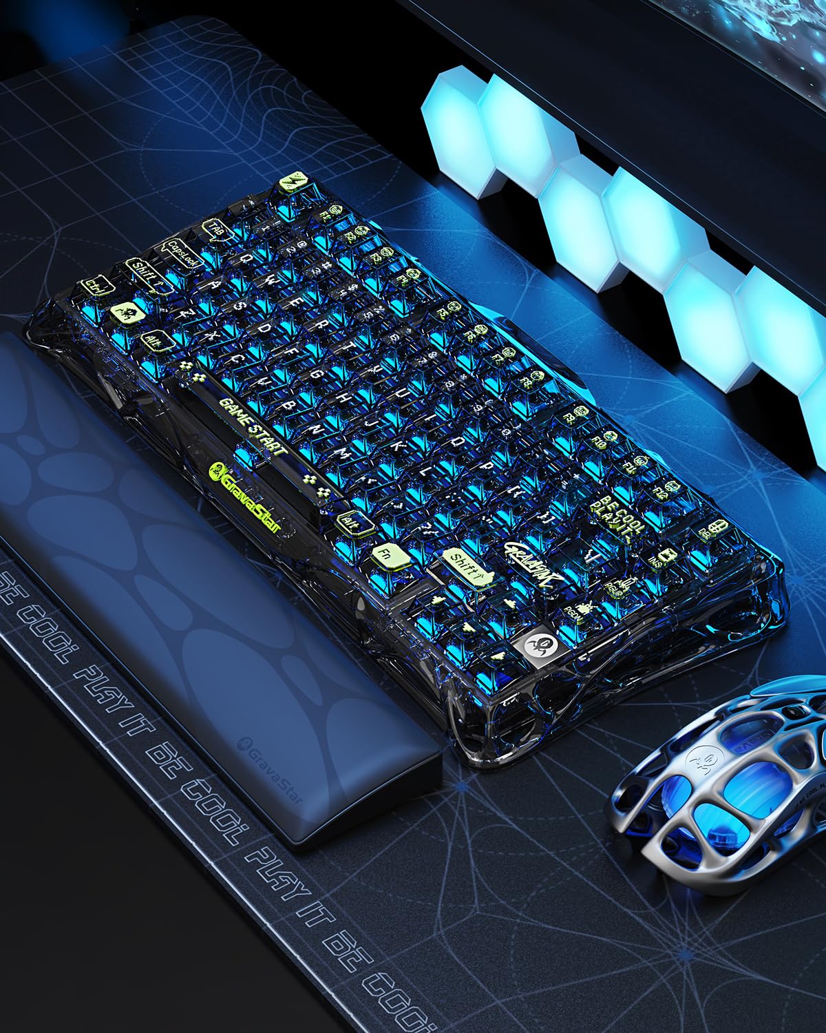 Foto 7 | Teclado Mecánico Para Juegos Gravastar Mercury K1 Lite - Venta Internacional.