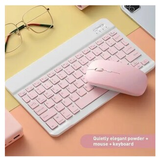 Foto 4 | Juego Xtellar De Teclado En Español Y Mouse Con Bluetooth + Soporte