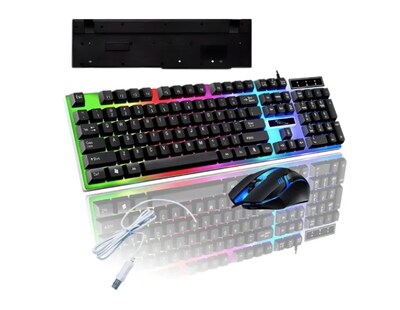 Foto 1 | Kit Teclado Mouse Gamer Xtellar Luz Rgb Iluminado Led Usb Alambrico