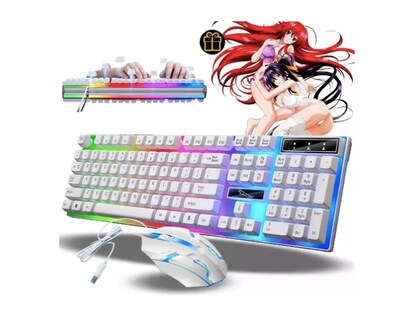 Foto 1 | Kit Teclado Mouse Xtellar Gamer Luz Rgb Iluminado Led Usb Alambrico