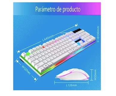 Foto 2 | Kit Teclado Mouse Xtellar Gamer Luz Rgb Iluminado Led Usb Alambrico