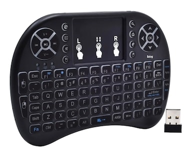 Foto 1 | Mini Teclado Belug Inalámbrico Touchpad Para Celular Tv Pc En Español Negro