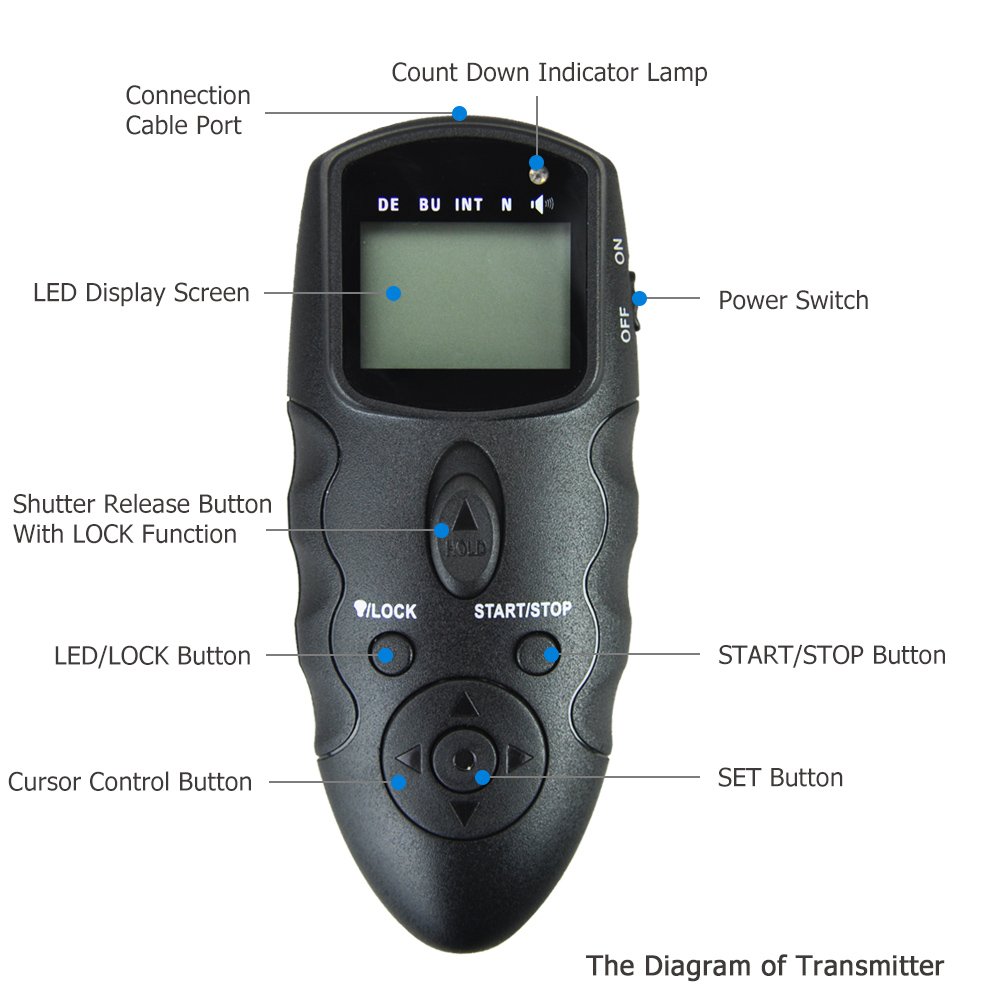 Foto 3 pulgar | Intervalómetro Y Control Remoto Con Temporizador Para Nikon D750 Y Más - Venta Internacional.
