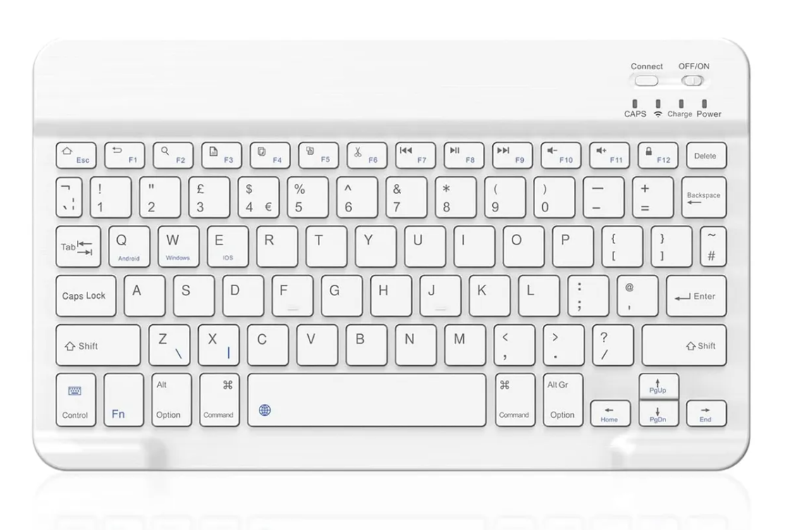 Foto 2 pulgar | Xtellar Teclado Inalámbrico Recargable Bluetooth+2.4ghz Ultra-slim