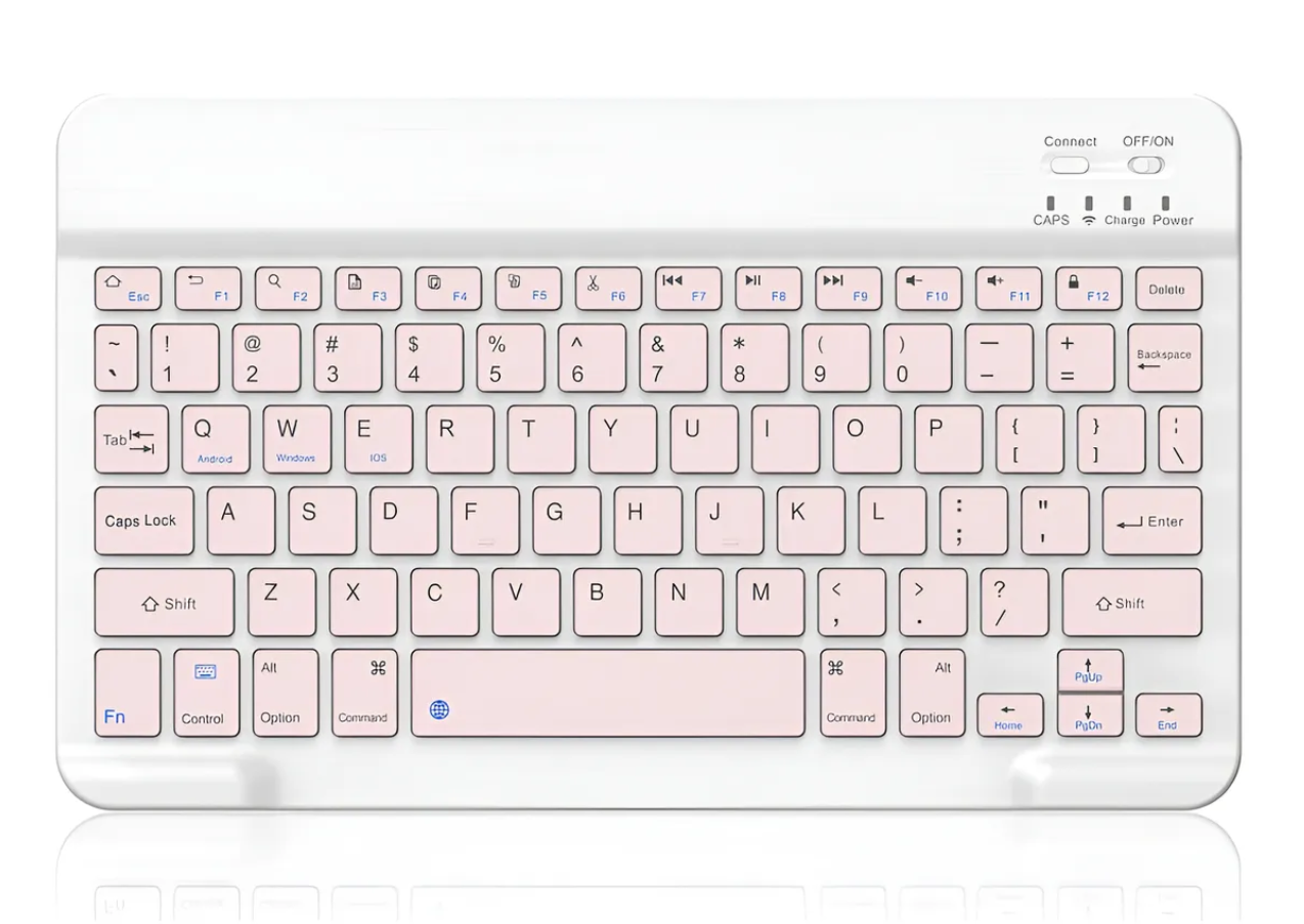 Xtellar Teclado Inalámbrico Recargable Bluetooth+2.4ghz Ultra-slim