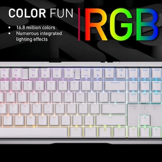Foto 3 | Cherry Teclado Mecánico 3.0s Mx Inalámbrico Switch Brown Rgb Gamer Negro (reacondicionado)