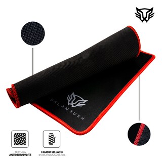 Foto 2 | Mouse Pad Gamer Balam Rush Narok Antiderrapante de 30x25cm Negro