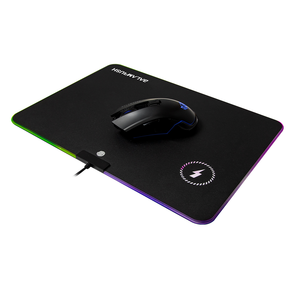 Foto 4 pulgar | Mouse Pad Gamer Balam Rush con Carga Inalámbrica color Negro