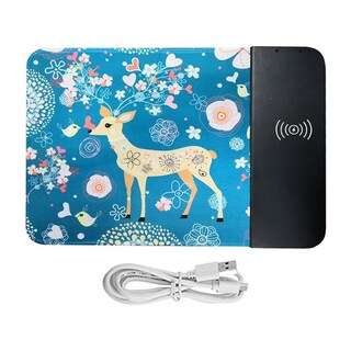 Foto 1 | Mouse Pad Elegante Cargador Qi Artpad Hotshot Mxart-002 Venado Multicolor