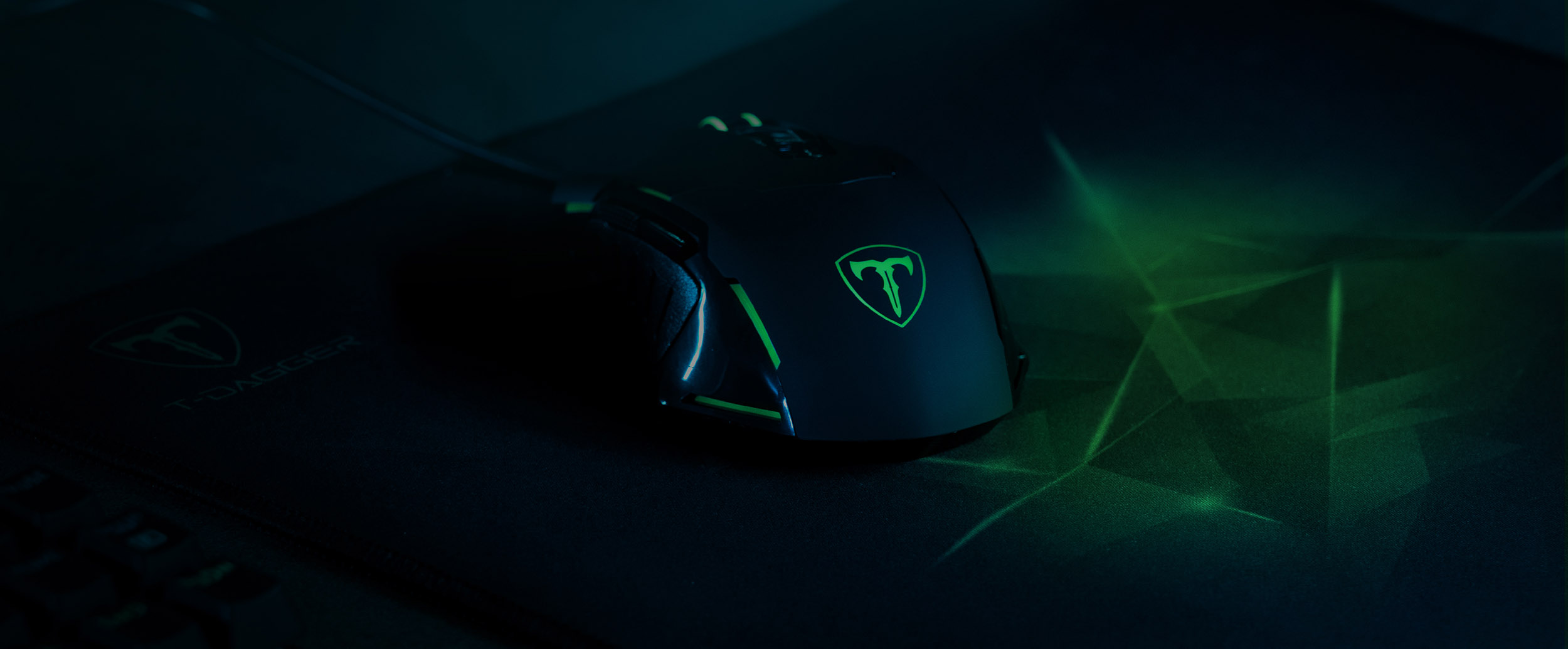Foto 3 | Mousepad T-dagger Geometry M T-tmp201 - 360 X 300 mm color Negro