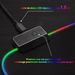 Foto 3 | Base de Goma Antideslizante para Mouse Negro