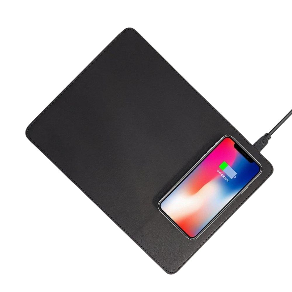 Foto 3 | Mousepad Gadgets and Fun color Negro con Cargador Inalámbrico
