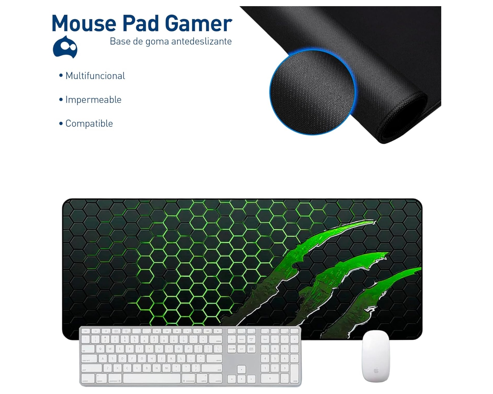Foto 4 pulgar | Mousepad Bluelander 4057 color Verde