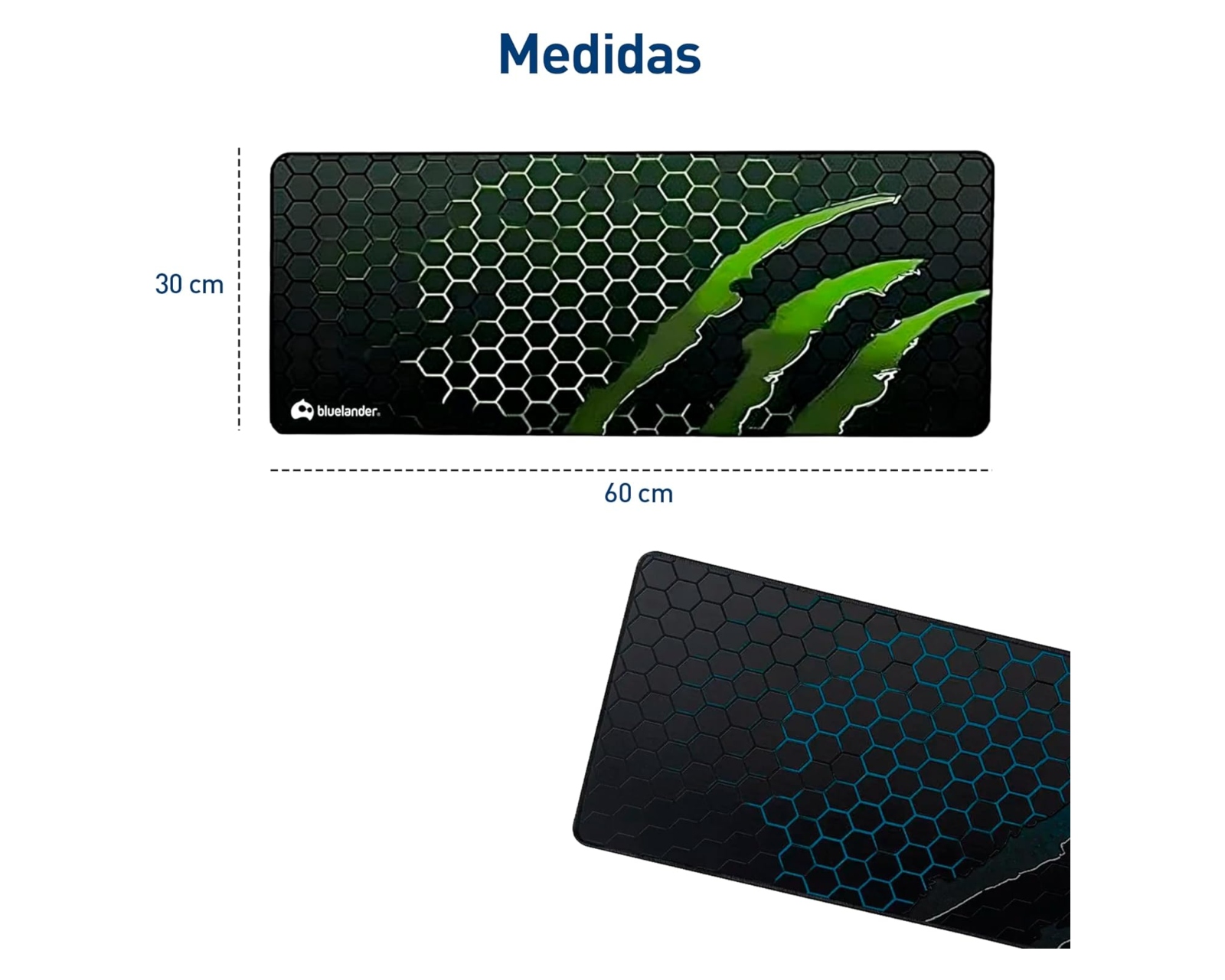 Foto 7 pulgar | Mousepad Bluelander 4057 color Verde