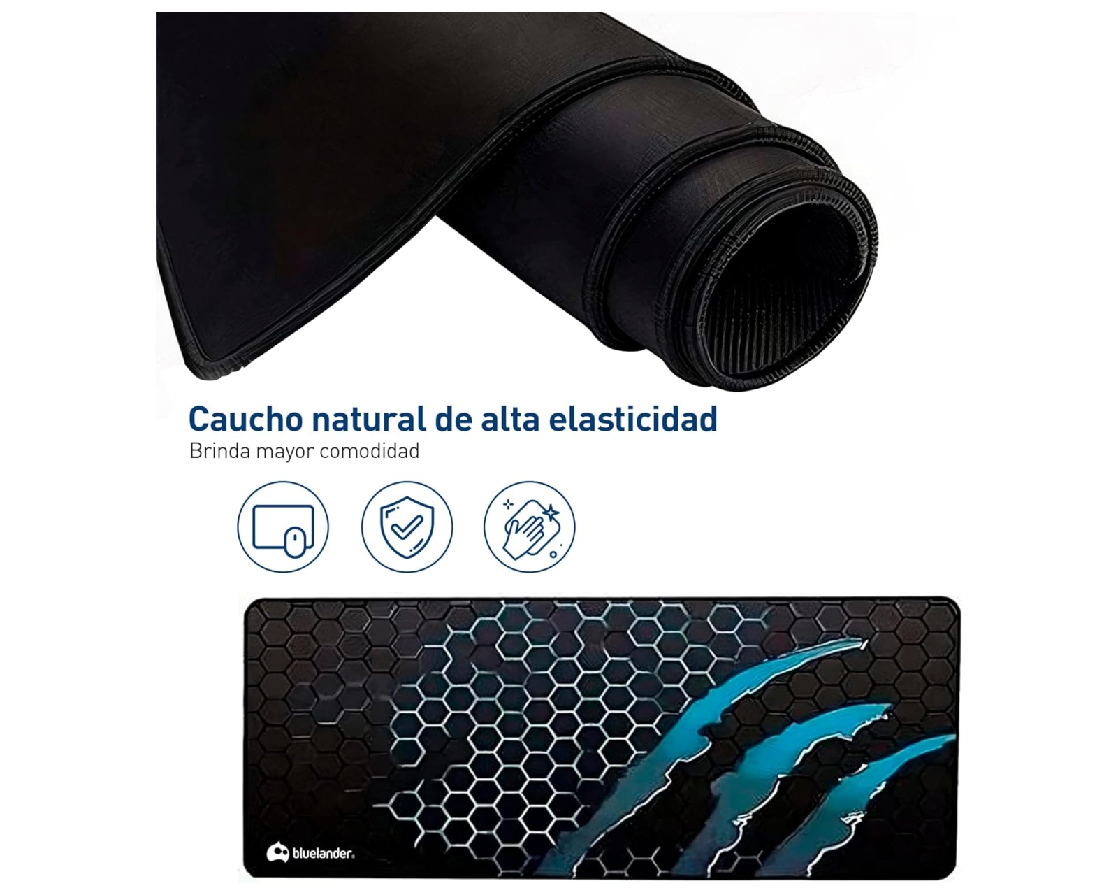 Foto 6 pulgar | Mousepad Bluelander 4056 color Azul