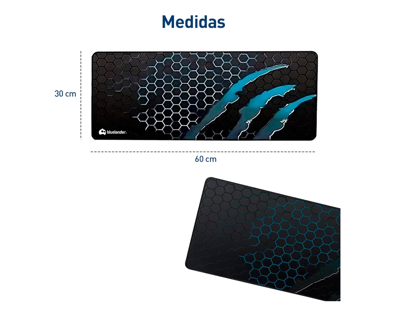 Foto 7 pulgar | Mousepad Bluelander 4056 color Azul