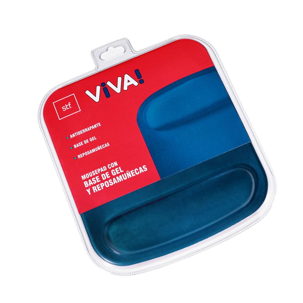 Foto 4 pulgar | Mousepad VIVA STF Viva color Azul