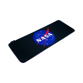 Foto 2 | Mousepad Gamer NASA NS-GMSX5 color Negro Retro LED RGB Antiderrames 14 Modos de Iluminación 7 Colores