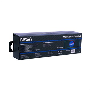 Foto 7 | Mousepad Gamer NASA NS-GMSX5 color Negro Retro LED RGB Antiderrames 14 Modos de Iluminación 7 Colores
