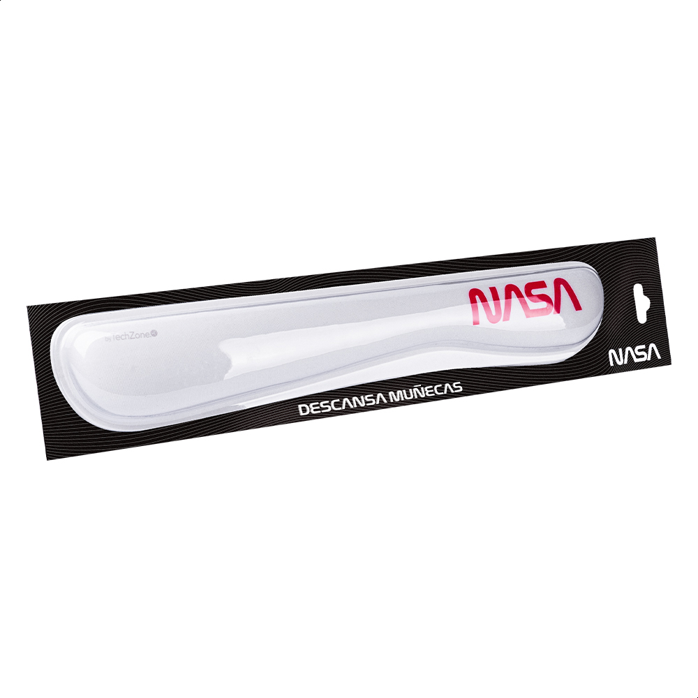Foto 3 | Reposamuñecas NASA NS_WP01 color Blanco Ergonómico de Uso Cómodo y Uniforme
