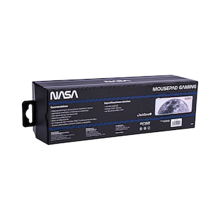Foto 7 | Mousepad Gamer NASA NS-GMSX7 color Blanco LED RGB Antiderrames 14 Modos de Iluminación 7 Colores