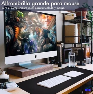 Foto 4 | Pad Gamer FUNBU Alfombrilla Ratón 80 x 30 cm Profesional Negro