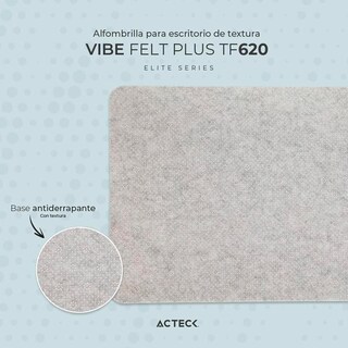 Foto 4 | Mouse Pad Acteck Vibe Felt Plus Tf620 Antideslizante Gris