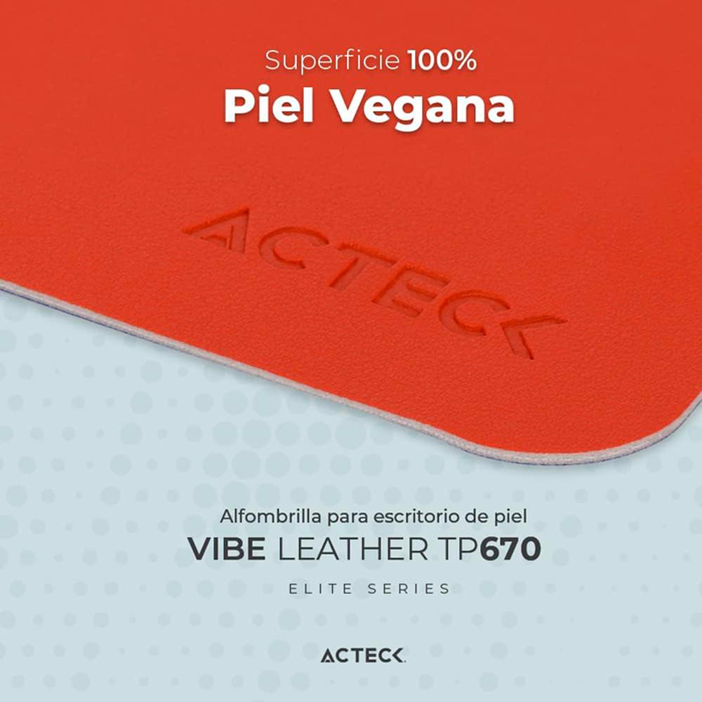 Foto 4 pulgar | Mouse Pad Acteck Ac-934527 color Azul Vibe Leather Tp670 Antideslizante Doble Vista