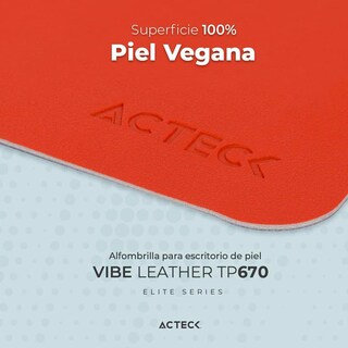 Foto 3 | Mouse Pad Acteck Ac-934527 color Azul Vibe Leather Tp670 Antideslizante Doble Vista