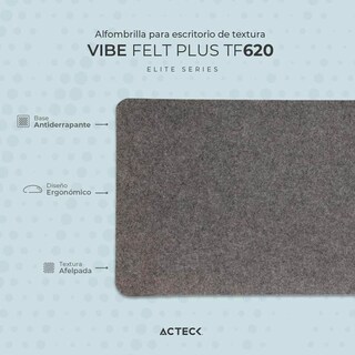 Foto 2 | Mouse Pad Acteck Ac-934497 color Gris Oscuro Vibe Felt Plus Tf620 Antideslizante