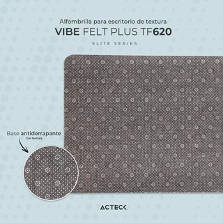 Foto 4 | Mouse Pad Acteck Ac-934497 color Gris Oscuro Vibe Felt Plus Tf620 Antideslizante