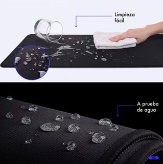 Foto 3 | Mouse Pad Gamer Alfombrilla Ratón 80x30cm Profesional FUNBU color Negro