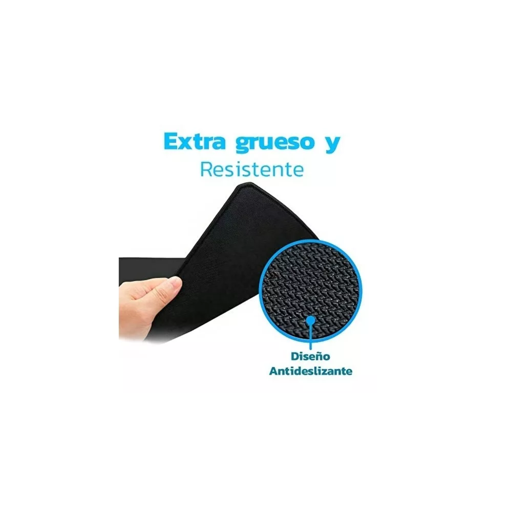 Foto 4 pulgar | Mouse Pad Gamer Blue Lander Negro 60 X 30 cm