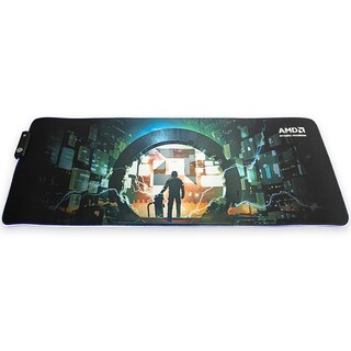 Foto 2 | Mousepad Gaming Amd Royal Rtmp200 Rgb Xl Negro