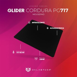 Foto 5 | Mouse Pad Gamer Balam Rush Glider Cordura Pg717 Mediano Br-937474 Color Negro