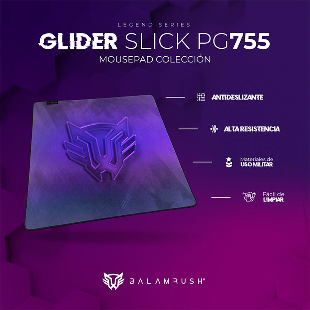 Foto 6 pulgar | Mouse Pad Gamer Balam Rush Glider Slick Pg755 Chico Br-937450 Color Morado