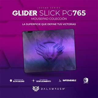 Foto 4 | Mouse Pad Gamer Balam Rush Glider Slick Pg765 Mediano Br-937443 Color Morado