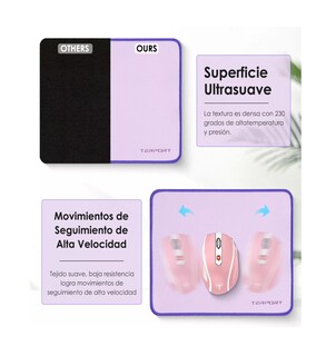 Foto 2 | 3 Piezas Mouse Pads Antideslizantes 26 x 21 cm