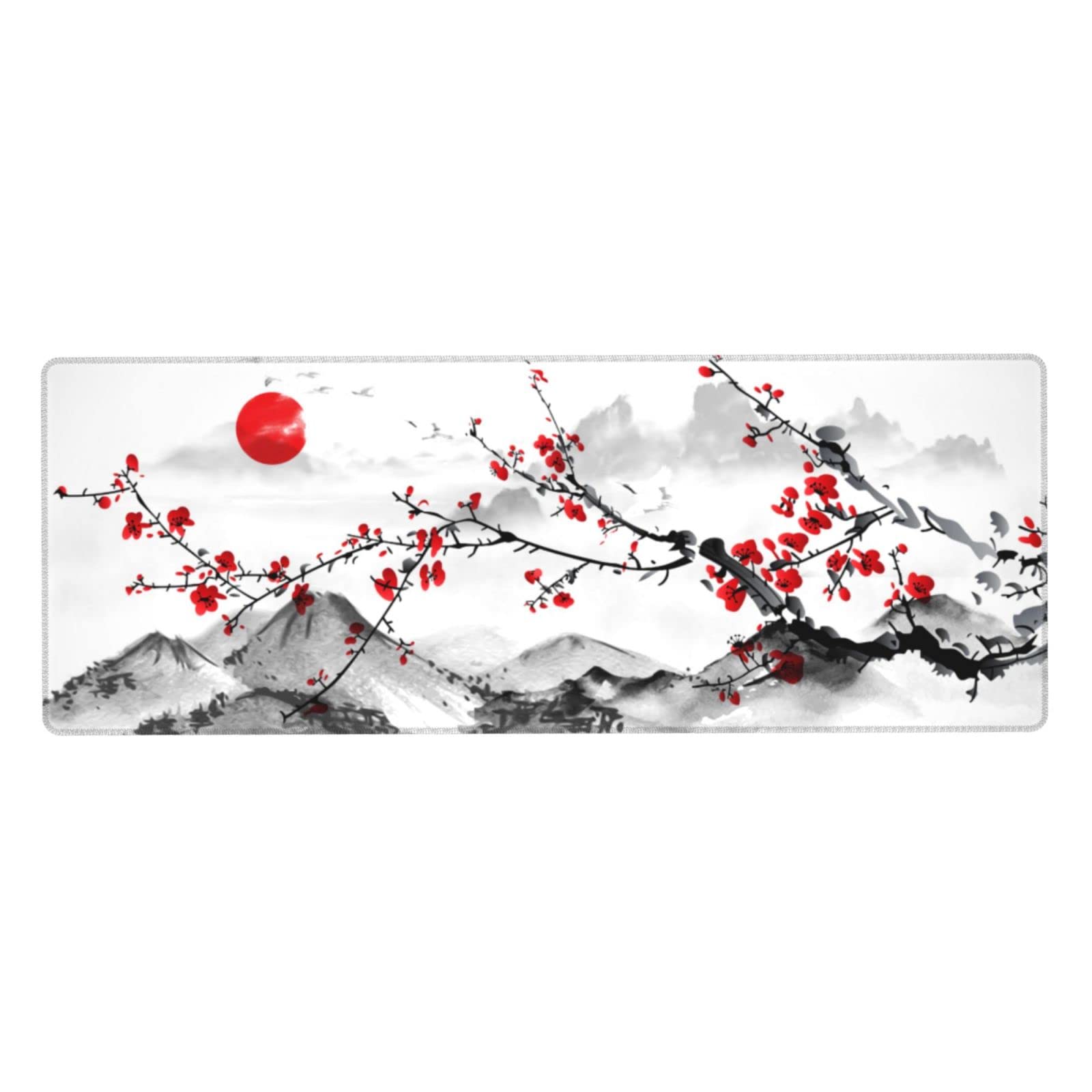 Foto 2 | Alfombrilla de Ratón Omosri Acuarela Flor de Cerezo 80 x 30 cm - Venta Internacional